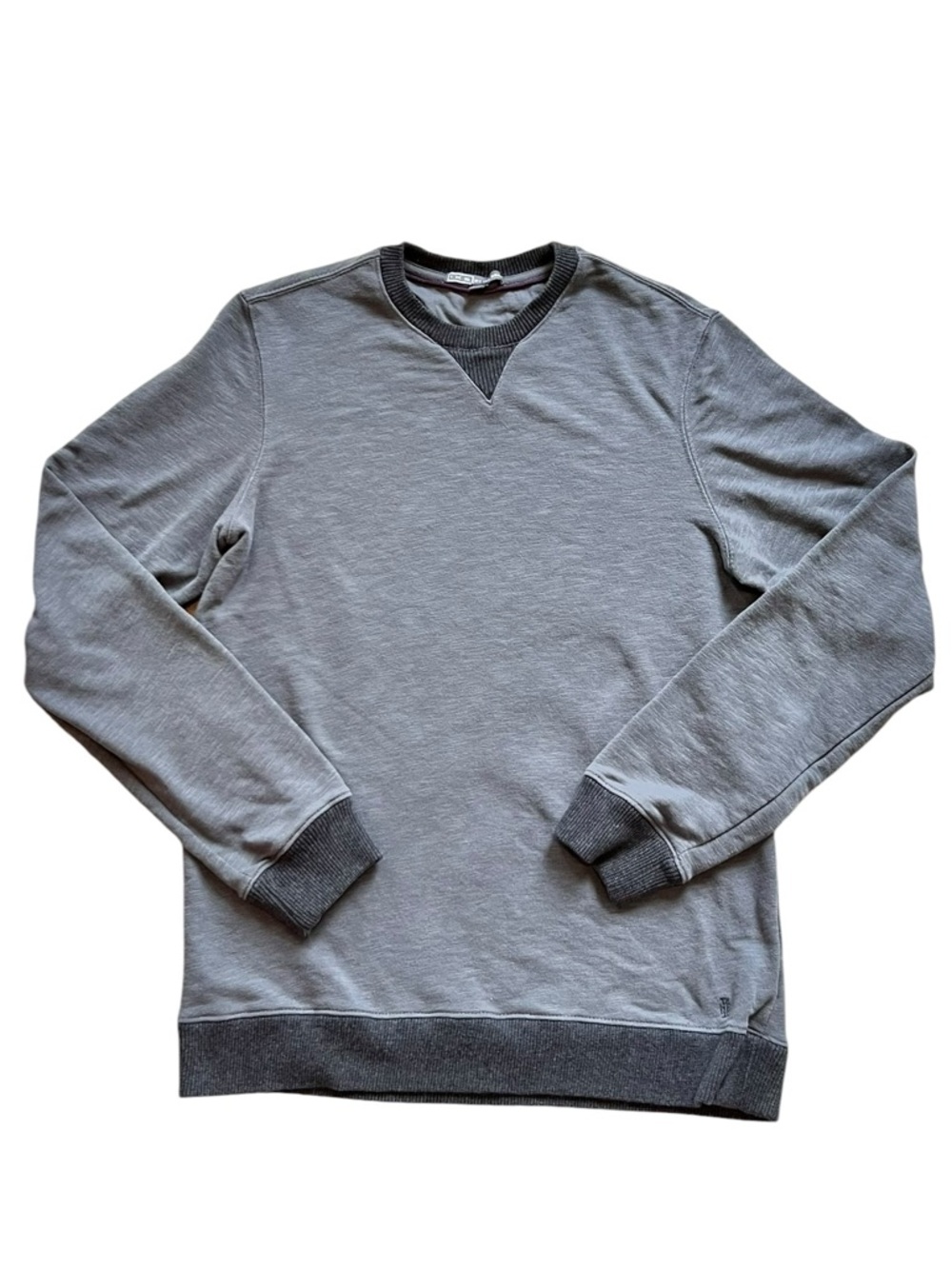 IKE by Ike Behar Sweater Sweatshirt Men's Sz S Gray Heather Crew Neck C-2